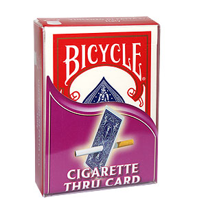 CIGARETTE through card - Bicycle