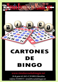 CARTONES DE BINGO